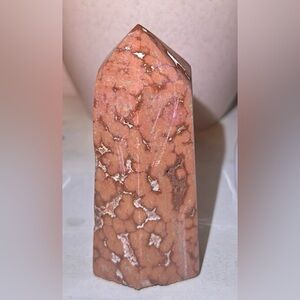 Natural Red Jasper Stone Decorative Accent in Brown